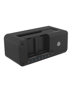 ICY BOX IB-2924MSCL-C31 USB 3.2 Gen 2 (3.1 Gen 2) Type-C Hard Drive Docking Station, Black