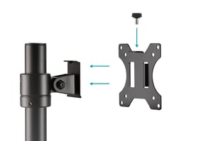 Digitus Jednobiegunowy uchwyt do monitora, 32", 9 kg