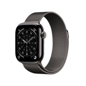 Apple Watch Series 11 OLED 42 mm Cyfrowy 374 x 446 px Ekran dotykowy 5G Tytan Wi-Fi GPS