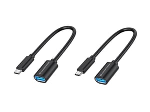 Conceptronic ABBY11B USB-kabel USB 3.2 Gen 1 (3.1 Gen 1) 0,2 m USB-C till USB-A Svart