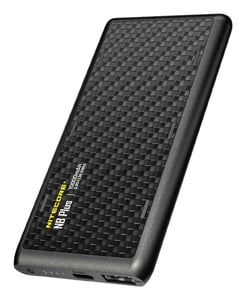 Nitecore NB PLUS Lithium-Ion (Li-Ion) Power Bank, 10,000 mAh, Black