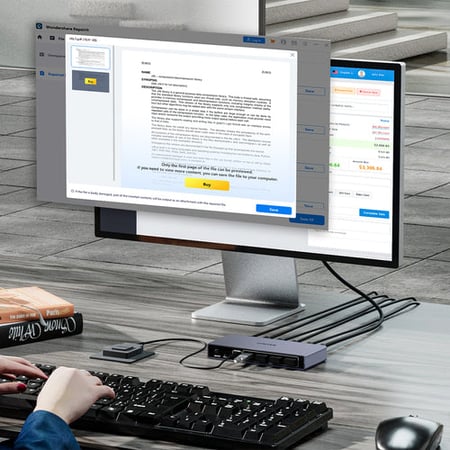 UNITEK V1310AGY01-EU przełącznik KVM Szary