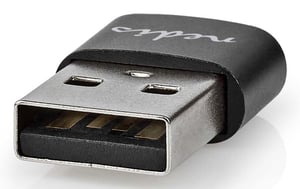 Nedis CCGB60920BK USB-A to USB-C Cable Adapter, Black