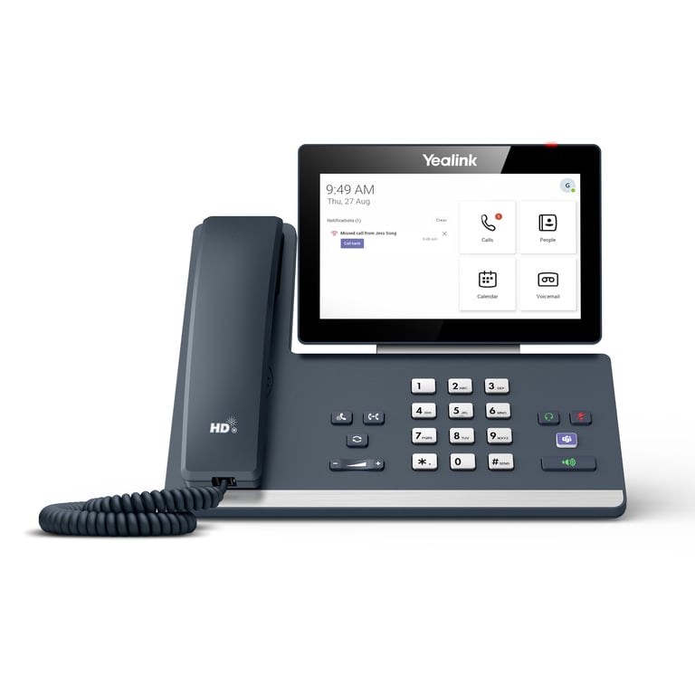 Yealink MP58 Microsoft Teams Edition telefon VoIP Szary LCD Wi-Fi