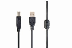 Cablexpert CCFB-USB2-AMBM-3M kabel USB USB A USB B Czarny