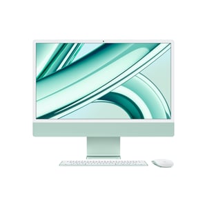 Apple iMac Apple M M3 59.7 cm (23.5") 4480 x 2520 px All-in-One PC 8 GB 512 GB SSD macOS Sonoma Wi-Fi 6E (802.11ax) Green