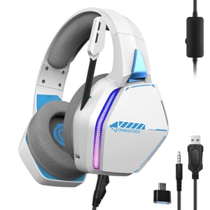 Oniverse Nebula Hörlurar med sladd, huvudband, gaming, USB typ A, vit