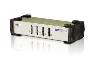 ATEN CS84U-AT przełącznik KVM Czarny, Szary