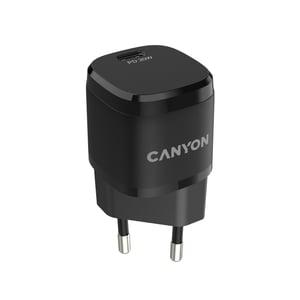 Canyon CNE-CHA20B05 Ladegerät für mobile Geräte, universell, schwarz, Wechselstrom, für den Innenbereich
