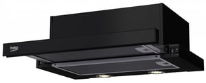 Beko HNT 62210 B Semi-built-in (pull-out) Black 224 m³/h