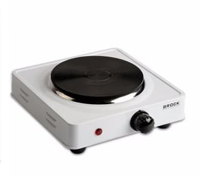 Brock Electronics EP 100 WH płyta kuchenna Biały Blat 1 stref(y)