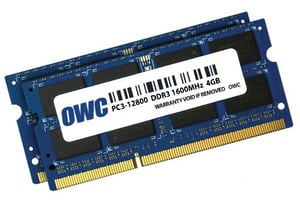 OWC 8 GB DDR3-1600 minnesmodul 2 x 4 GB 204-stifts SO-DIMM