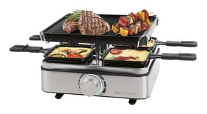 ProfiCook PC-RG 1301 grill raclette 4 os. 800 W Stal nierdzewna