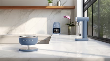 Smeg SKC01SBM saturator Plastik Niebieski