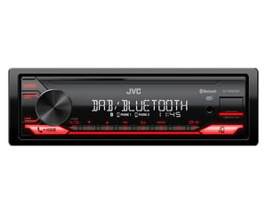 JVC KD-X282DBT radio samochodowe Czarny 200 W Bluetooth