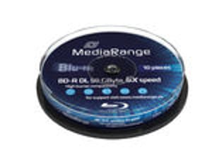 MediaRange MR507 Blu-ray-skiva BD-R 50 GB, 10 st.
