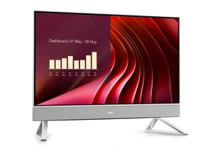 DELL EC24250 Intel Core 7 150U 60,5 cm (23,8") 1920 x 1080 px Touchscreen-All-in-One-PC 16 GB DDR5-SDRAM 1 TB SSD Windows 11 Pro Wi-Fi 6E (802.11ax) Weiß