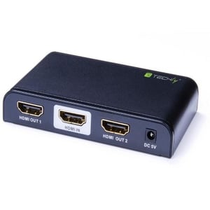 Techly 023974 HDMI-TV-fördelare 2x HDMI