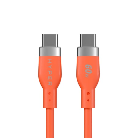 Targus HyperJuice Flex kabel USB USB 2.0 1,5 m USB C 0,48 Gbit/s 60 W Pomarańczowy