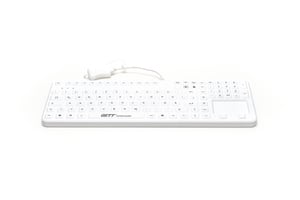 GETT Cleantype Prime Touch+ klawiatura USB Swiss Biały