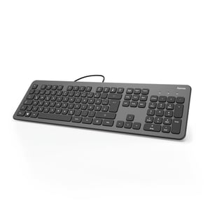 Hama KC-700 klawiatura Biuro USB QWERTZ Niemiecki Czarny
