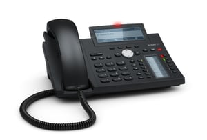 Snom D345 VoIP Phone, Black, Blue