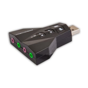 Savio – Carte de soud 7.1 AK-08 Adapter 3,5 mm, USB 2.0