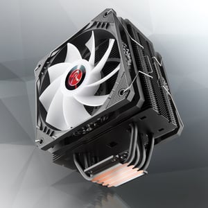 RAIJINTEK ELEOS 12 DUO RBW Procesor Zestaw do chłodzenia płynami 12 cm Czarny 2 szt.