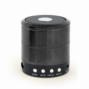 Gembird SPK-BT-08-BK bärbar högtalare / festhögtalare Bärbar monohögtalare Svart 3 W
