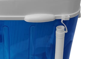 Adler AD 8051 pralka Od góry 3 kg Niebieski, Biały