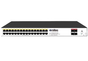 Ernitec ELECTRA-M232-1GB-460W verwaltbarer L3-Gigabit-Ethernet-Netzwerk-Switch (10/100/1000) mit PoE-Unterstützung