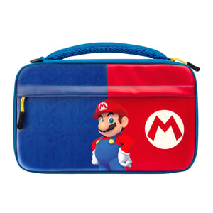 PDP Commuter: Power Pose Mario Nintendo Case, Blue, Red