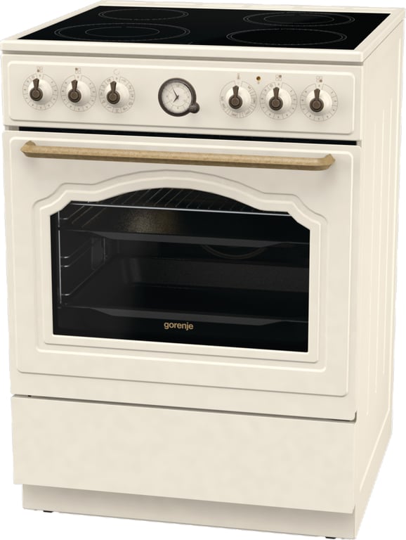 Gorenje GECS6B70CLI Kuchenka wolnostojąca Ceramiczna Beżowy
