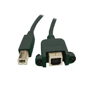Alcasa USB 2.0 B/B 1.8m USB Cable, 1.8 m, USB B, Black