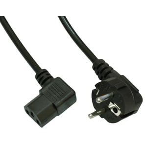 Akyga AK-PC-02A Power Cable, Black, 1.5 m, CEE7/7, IEC C13