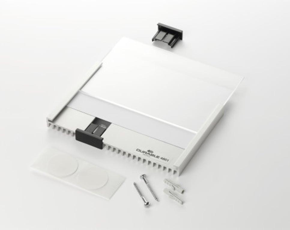 Durable 480123 Uchwyt na znak i stojak informacyjny Aluminium Srebrny