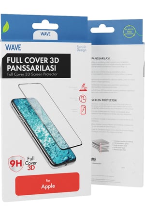 Wave WAVE-IPHONEX-3D-LASI-B ochraniacz na ekran / tył telefonu Apple 1 szt.