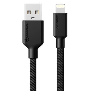 ALOGIC ELPA8P01-BK kabel Lightning 1 m Czarny