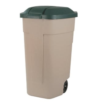 Curver 176805 110 l Prostokątny Plastik Beżowy, Zielony