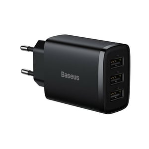 Baseus CCXJ020101 Ladegerät für mobile Geräte, universell, schwarz, Wechselstrom, für den Innenbereich