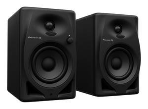 Pioneer DM-40D 2-vägshögtalare, svart, kabelansluten, 38 W