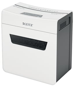 Leitz 80930000 dokumentförstörare, mikroskärning, 55 dB, grå, vit