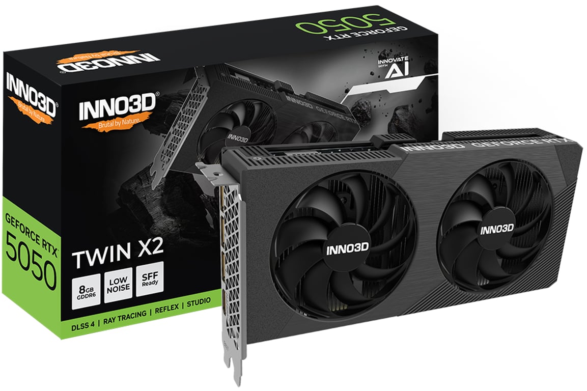 фото Відеокарта Inno3D GeForce RTX 5050 Twin X2 (N50502-08D6-174071N)