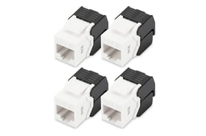 Digitus Keystone CAT 6-modul, oskärmad – 4 st