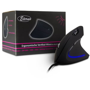 Inter-Tech KM-206WR myszka Biuro Po prawej stronie USB Typu-A Optyczny 2400 DPI