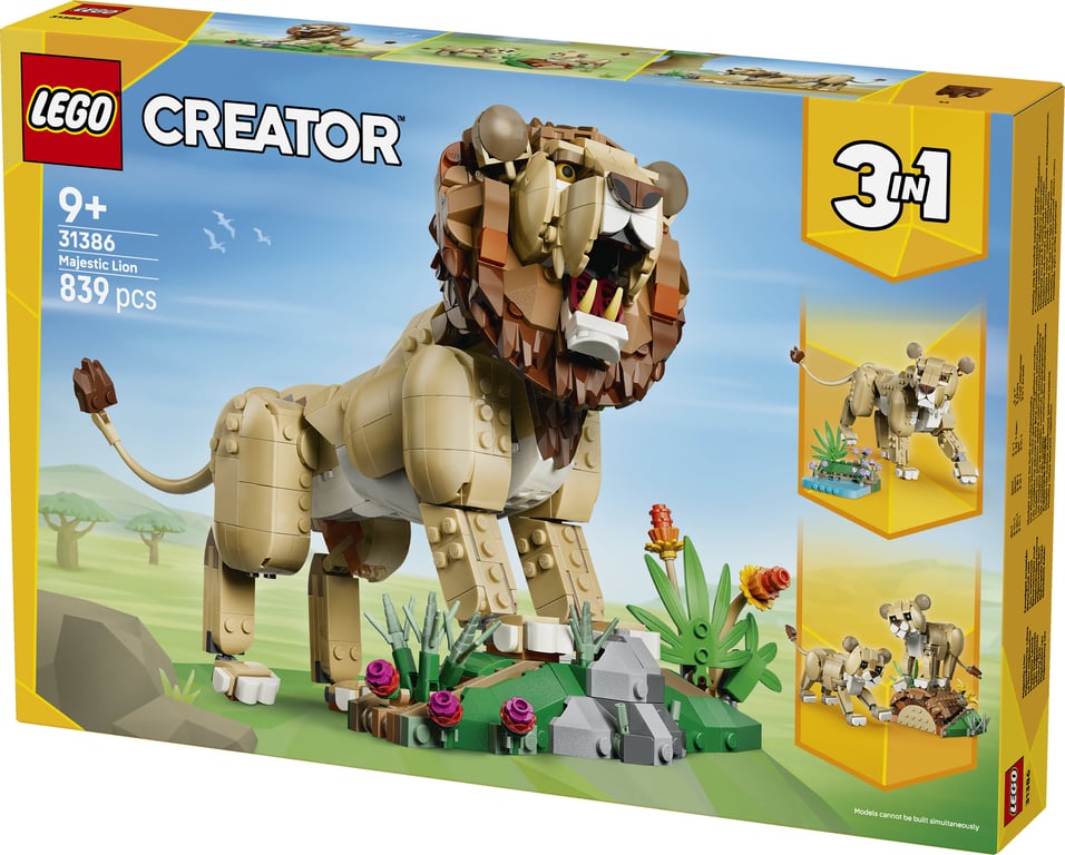LEGO Creator Dzikie zwierzęta: Dumny lew