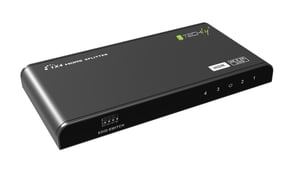 Techly IDATA HDMI2-4K4HDR HDMI-förgrening för TV, 4x HDMI