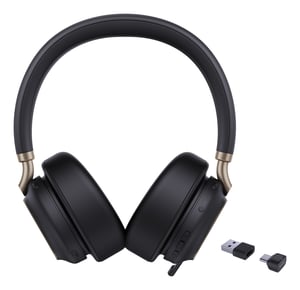 Yealink BH76 Plus Teams USB-C/A Wireless Headset Headband Calls/Music USB Type-C / USB Type-A Bluetooth Black