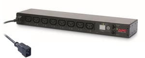 APC AP7921B Stromverteilereinheit (PDU) mit 8 Netzanschlüssen, 0U/1U, schwarz