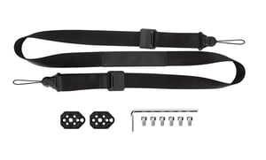 JJC NS-DST BLACK pasek Aparat cyfrowy Nylon, Aluminium Czarny